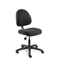 Integra Desk Height Chair with Black Nylon Base, Fabric