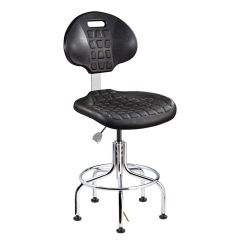 Bevco 7210E Everlast Desk Height ESD Chair with Tubular Steel Base, Polyurethane