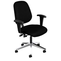 BioFit Amherst (AM) Chair with Cast Aluminum Base, Fabric