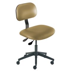 BioFit BTR-L-RC Desk Height Chair with Black Reinforced Nylon Base & Glides, 17"-22"