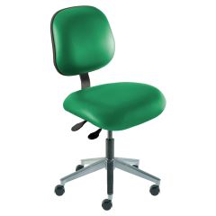 BioFit EE Series EEA-L-RC Cleanroom Chair with Cast Aluminum Base, Vinyl