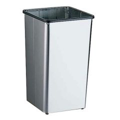 Bobrick 2280 Stainless Steel Waste Receptacle, 21 Gallon