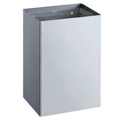 Bobrick 275 Wall Mounted Stainless Steel Waste Receptacle, 20 Gallon