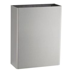 Bobrick 279 ClassicSeries® Wall Mounted Stainless Steel Waste Receptacle with LinerMate®, 6.4 Gallon