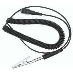 Botron B2110 Lightweight Wrist Strap Coil Cord with 1/8