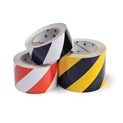 Brady ToughStripe® Polyester Floor Marking Tape, Striped, 4
