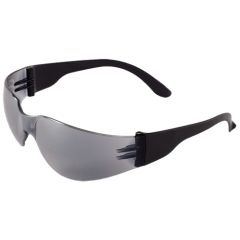 Bullhead Safety® BH147 Torrent Safety Glasses with Frosted Black Frame & Silver Mirrored Lens