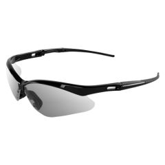 Bullhead Safety® BH2256 Spearfish Safety Glasses with Shiny Black Frame & Indoor/Outdoor Lens