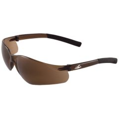 Bullhead Safety® BH578 Pavon Safety Glasses with Crystal Brown Frame & Brown Lens