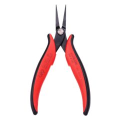CHP PN-2005 Long Pointed Nose Pliers with Serrated Jaw & Flat Edges, 6.25" OAL