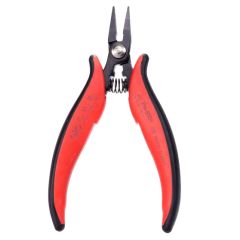 CHP PN-5001 Heavy-Duty Short Pointed Nose Pliers with Serrated Jaw & Flat Edges, 5.25" OAL