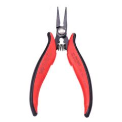 CHP PN-5007 Heavy-Duty Long Flat Nose Pliers with Serrated Jaw & Flat Edges, 6.75" OAL