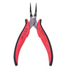 CHP PNB-2008 45° Angled Flat Nose Pliers with Smooth Jaw & Flat Edges, 5.75" OAL