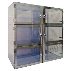 CleanPro Wafer Storage Desiccator Cabinet with Clear Acrylic or Static Dissipative PVC