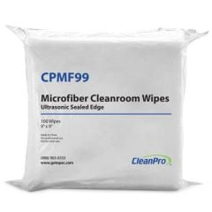 CleanPro® CPMF99 Microfiber Cleanroom Wipes, Flat Packed