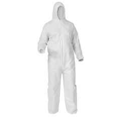 CleanPro CPMPC-H Microporous Polypropylene Disposable Coveralls with Attached Hood