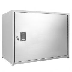 CleanPro® FCADS492 Heavy-Duty Stainless Steel Cabinet with 1 Shelf, 21" x 36" x 27"