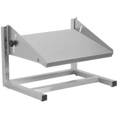 Adjustable Stainless Steel Footrest with Tilt, 12" x 15"
