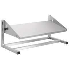 Adjustable Stainless Steel Footrest with Tilt, 12" x 24"