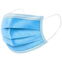 CleanPro® RS-700-C 3-Ply Pleated Face Masks with Ear Loops, Blue (Case of 2,000)