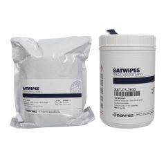 Contec SAT-C1-7030 Can of SATWipes, Polycellulose Nonwoven Presaturated Wipes, 70% IPA, 6" x 9"
