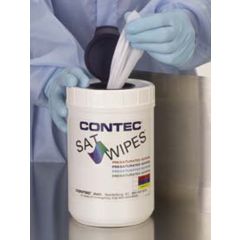 SATWipes Polyester Nonwoven Presaturated Wipes, 70% IPA, 6" x 9"