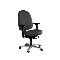 Cramer Triton Max Desk Height ESD Chair with Aluminum Base, Fabric or Vinyl 