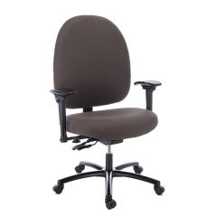 Cramer Triton Max Desk Height Chair with Aluminum Base, Fabric or Vinyl