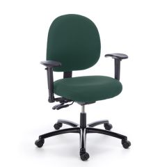 Cramer Triton Desk Height Chair with Aluminum Base, Fabric or Vinyl