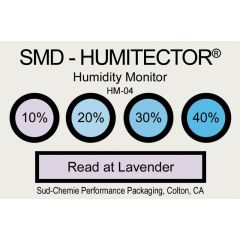 Desco 13870 MIL-I-8835 4-Spot Humidity Indicator Cards, 10% 20% 30% 40% RH