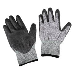 Desco Polyurethane Palm Coated UHMWPE Cut-Resistant Gloves, Black (Pair)