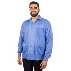 Desco Statshield® ESD Jacket with 3 Pockets & 1 Line of Embroidery