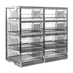 DMS 5474 Desiccator Cabinet with Plenum Wall, 8 Doors, 24" x 36" x 48"
