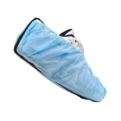 Epic 53522FS3 Laminated Polypropylene Shoe Covers With Conductive Strip, Blue