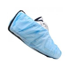 Epic 544673 Polypropylene Shoe Covers with Conductive Strip, Blue