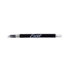 Excel Blades 16003 K3 Plastic Pen Knife with Safety Cap-Carded Body, includes No. 10 Curved Blade (Case of 12)