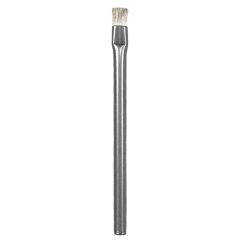 ★★★ Straight Dissipative Statig09 ESD-Safe Cleanroom Brush with 0.375" dia. Stainless Steel Handle, 4.75" OAL