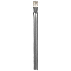 ★★★ Straight Dissipative Statig09 ESD-Safe Cleanroom Brush with 0.75" dia. Stainless Steel Handle, 6.0" OAL