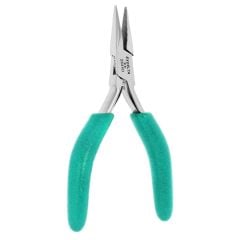 Excelta 2644D ★★ Small Chain Nose Stainless Steel Pliers with Serrated Jaw & Standard Grips , 4.75" OAL