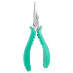 Excelta 2847 Two Star 5.50" Medium Needle Nose Stainless Steel Pliers