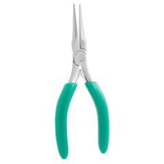 Excelta 2910  ★★ Large Needle Nose Stainless Steel Pliers with Smooth Jaw & Cushioned Handles, 5.75" OAL