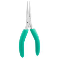 Excelta 2949  ★★ Large Chain Nose Stainless Steel Pliers with Smooth Jaw & Cushioned Handles, 6.25" OAL