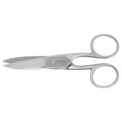 Excelta 299 Heavy-Duty Stainless Steel Scissors with Serrated Outside Edges & Large, Beefy Blades, 5.0" OAL