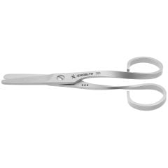Excelta 353 ★★★ Medical-Grade Scissors with Straight, Fine Blunt Safety Blades, 6.0" OAL