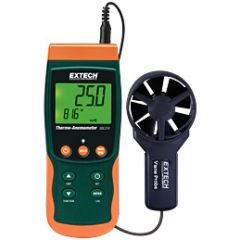 Vane Thermo-Anemometer with Datalogging