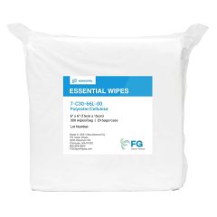 FG Clean Wipes 7-C30-99L-00 Hydroentangled Polycellulose Cleanroom Wipes, 9" x 9" (Case of 3,600 (12 Bags of 300))