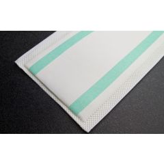 Foamtec FS859SHST PharmaMOP® Polyester/Microfiber Ribbed Foam Head with Sahara™ Foam Strips, 5" x 16"
