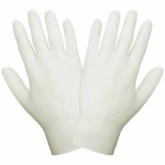 Global Glove 305PF Powder-Free Disposable 5 Mil Latex Industrial-Grade Gloves, White