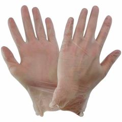 Global Glove 505PF Powder-Free Disposable 5 Mil Vinyl Industrial-Grade Gloves