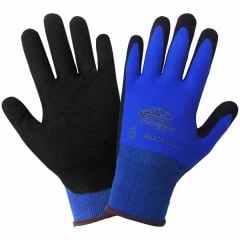 Nitrile Palm Coated 15-Gauge Nylon/Spandex Gloves, Blue